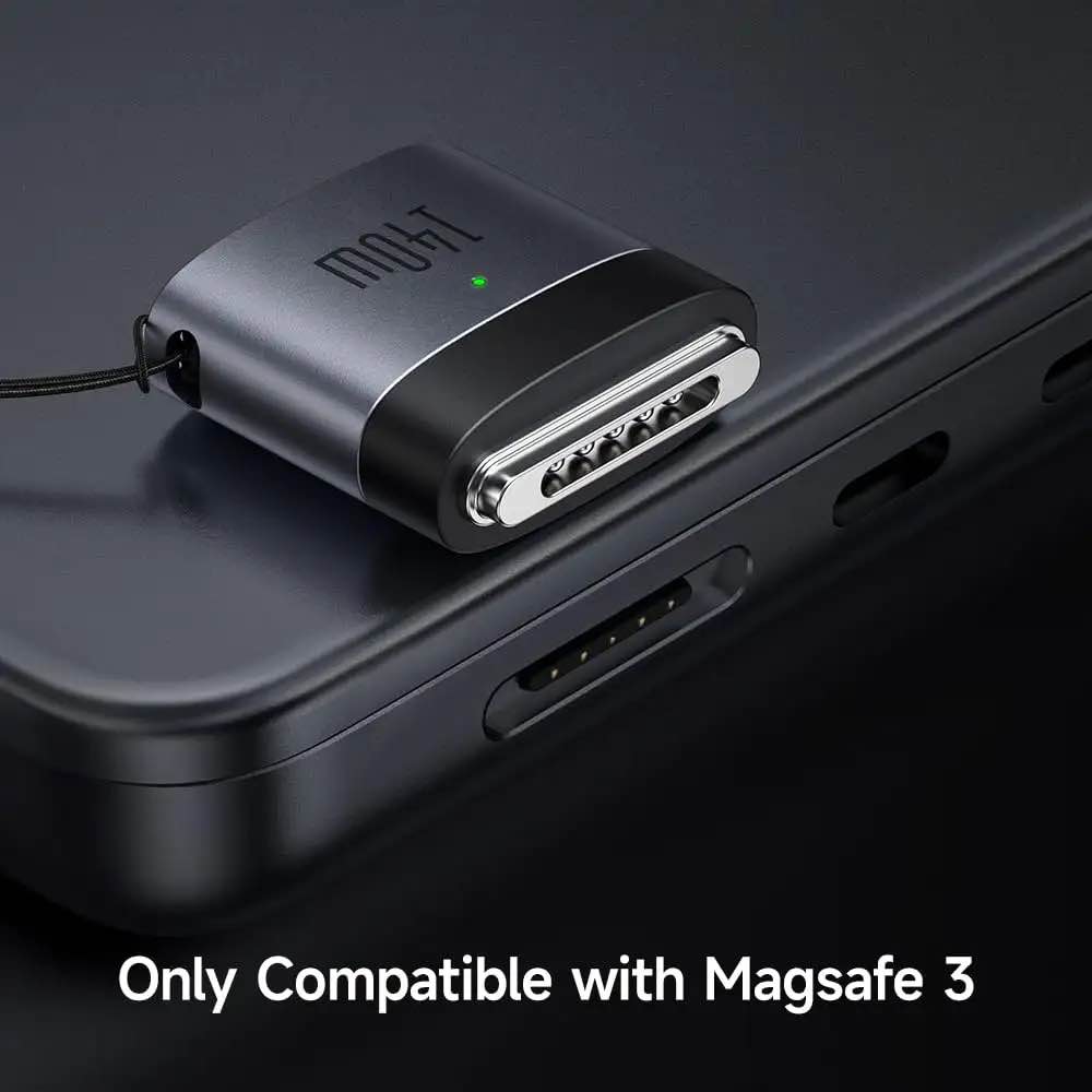 Picture of Mcdodo OT-685 140W USB-C to MagSafe 3 Portable Adapter For MacBook - Black