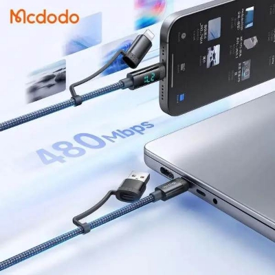 Picture of Mcdodo 4 in 1 Charging Cable with LED Watt Display (CA-199)