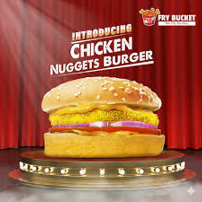 Picture of Chicken Nuggets Burger