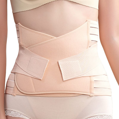 Picture of Postpartum Belly Belt 3 in 1 Body Shapewear Postpartum Recovery Belly Pelvis Wrap Breathable Postpartum Belt