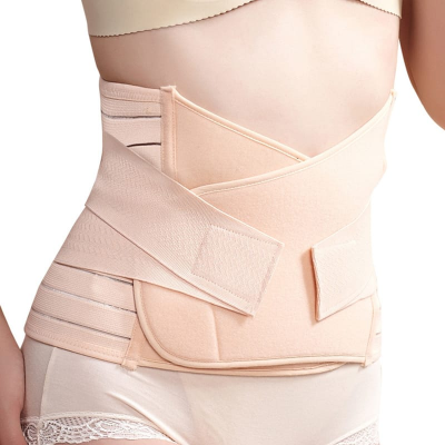 Picture of Postpartum Belly Belt 3 in 1 Body Shapewear Postpartum Recovery Belly Pelvis Wrap Breathable Postpartum Belt