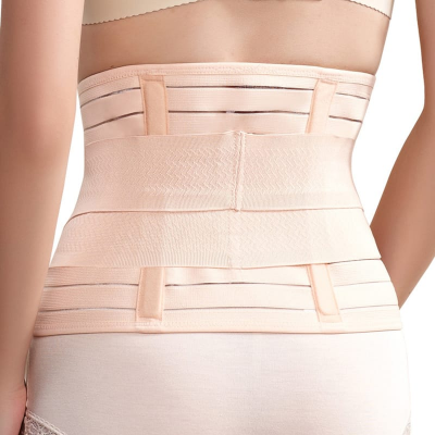 Picture of Postpartum Belly Belt 3 in 1 Body Shapewear Postpartum Recovery Belly Pelvis Wrap Breathable Postpartum Belt