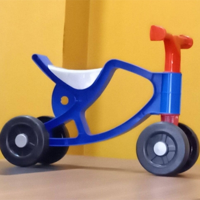 Picture of Robot Car with Lights – Transforming Rechargeable Stunt Racer - Blue