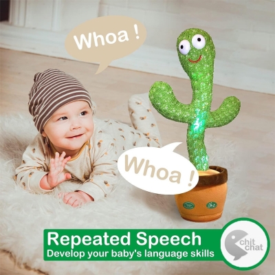Picture of Smart Talking Cactus – Record, Repeat & Sing Toy for Kids