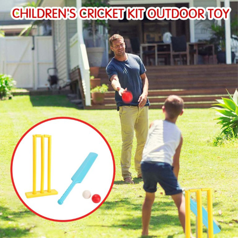 Picture of Little Cricketer Practice Set – Safe Bat & Stamp Ball Game