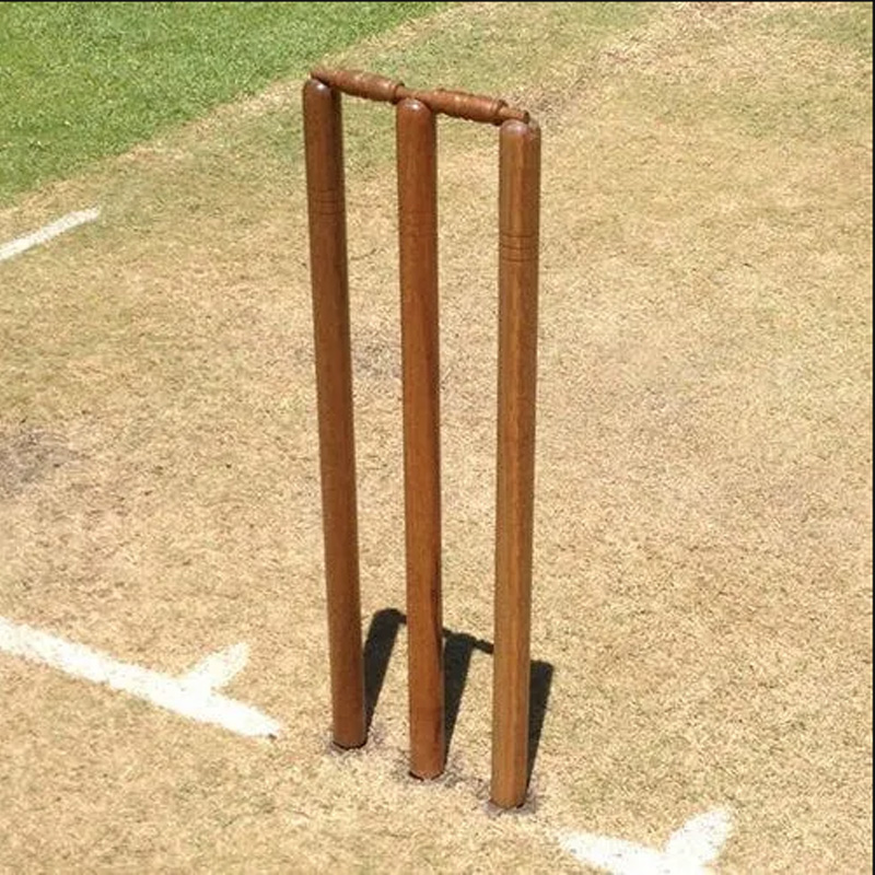 Picture of Premium Wooden Color Cricket Stumps – Full Set