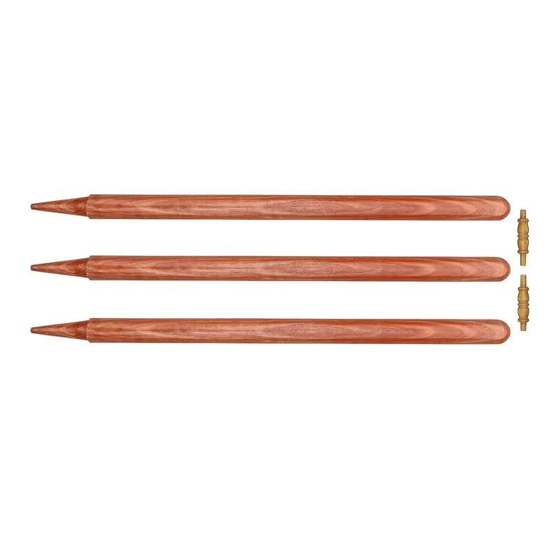 Picture of Premium Wooden Color Cricket Stumps – Full Set