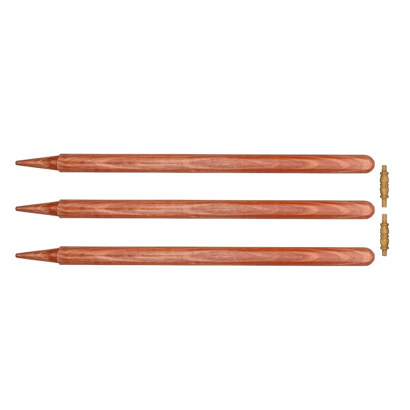 Picture of Wooden ProMatch Cricket Stumps – Natural Wood Color