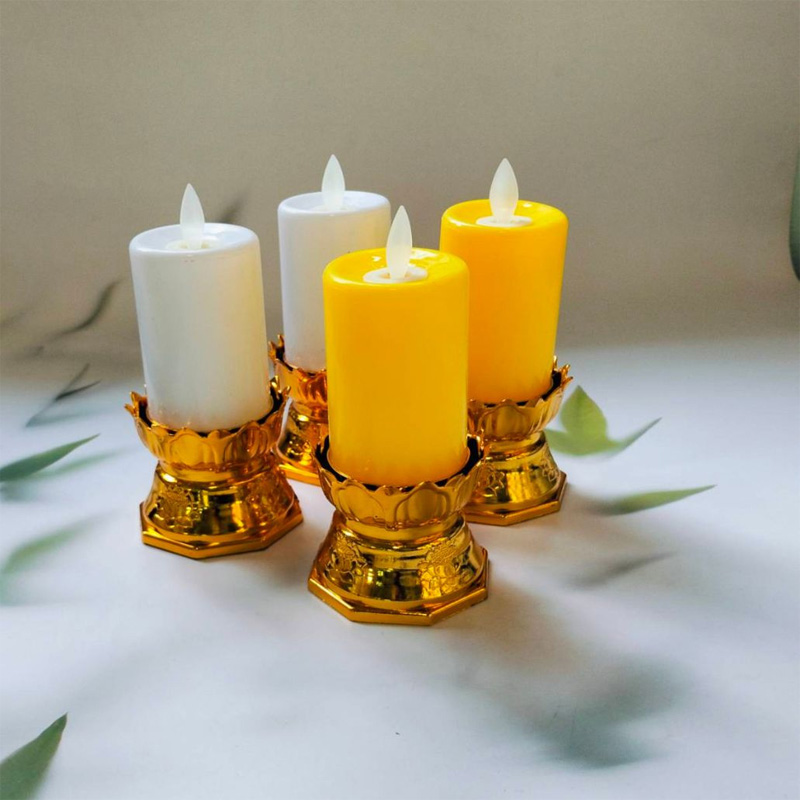 Picture of PeaceLite LED Candle Pair – 2-Pack Taper Décor