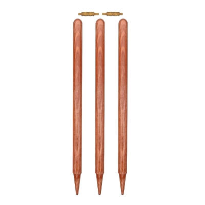 Picture of Wooden ProMatch Cricket Stumps – Natural Wood Color