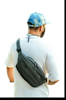 Picture of Men Multifunction  Shoulder Bag Crossbody Bag Travel Sling Bag Pack Messenger Pack Chest Bag for Male - Black