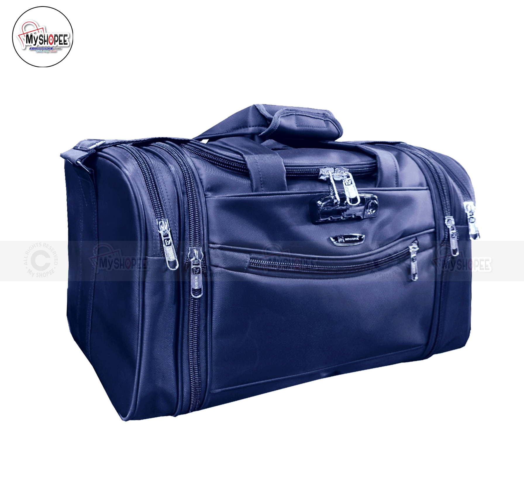 Picture of High Quality Travel Bag Lock System Foldable Large Capacity . Big Size Waterproof & Washable Fabian family size  Duffel Bag/Travel  Bag My SHOPEE Exclusive Addition - 24 - 27 inches