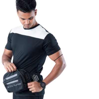 Picture of 5 In 1 Magic Bag , 1 bag All solution( messenger bag , crossbody bag , shoulder bag ,chest bag , waist bag , hand bag , Regular used backpack ) All in 1 combo - Black