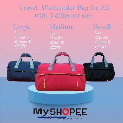 Picture of Travel Bag Waterproof Weekender Bags Oxford Cloth Luggages Handbag Shoulder Traveling Dry and Wet Separation Sport Bag Fitness Bag Gym Totes for Men 0r Women Large size( maroon / navy / Black)