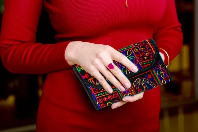 Picture of Crossbody Bags For Women New Trend Shoulder Nokshi Small Coin Toiletry Cell Phone Fashion Cheap Ladies Female Handbags myshopeebd - Multicolor