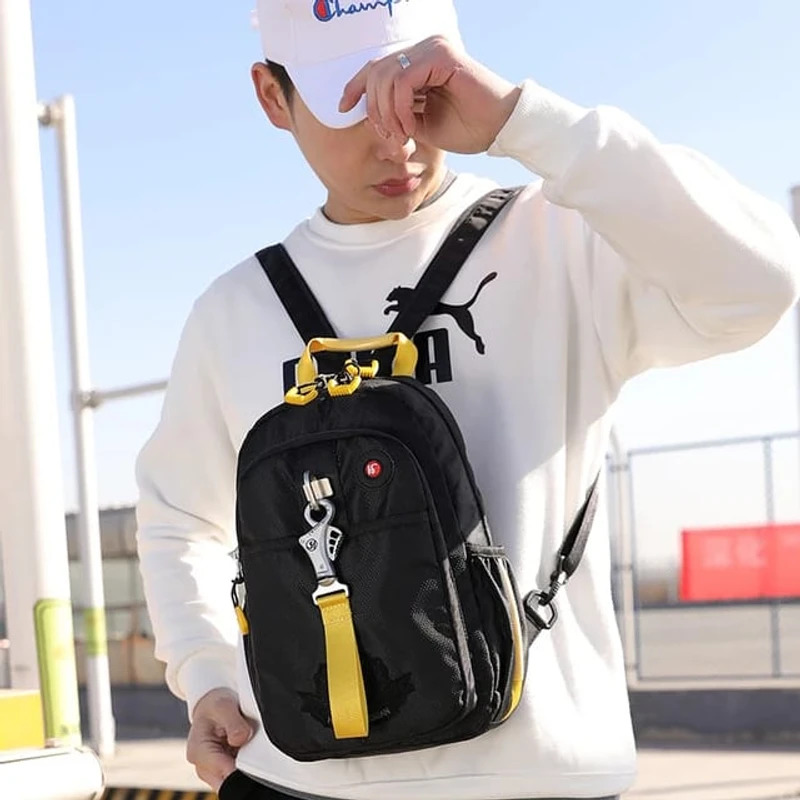 Picture of Tough warrior Fan Made Addition Tough Men Series  Waterproof Anti Theft Crossbody Sling Bag MYSHOPEEBD - Black