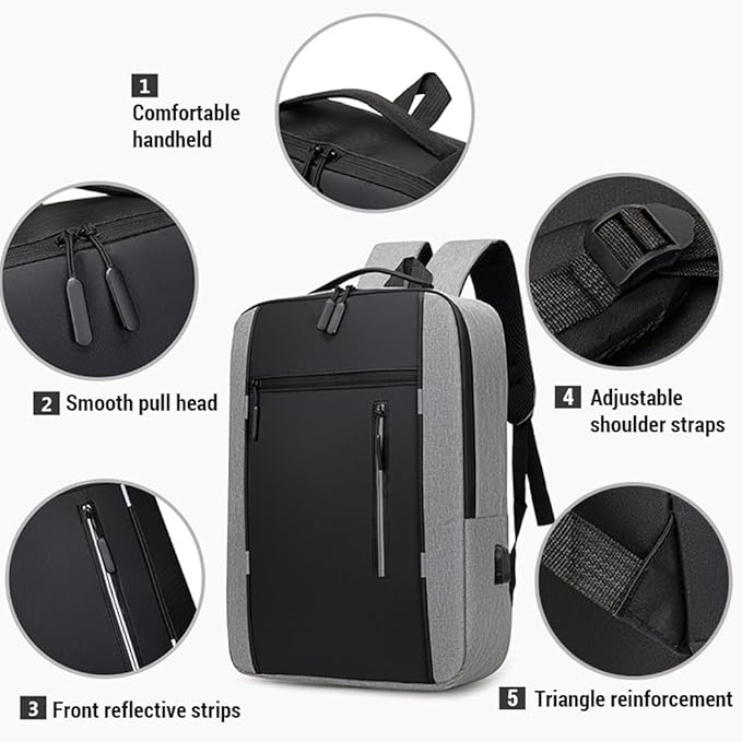 Picture of Staylish Backpack Bags Travel Bag Small School Bag - Bag For Boys with USB Port Waterproof Fabric MYSHOPEE BD