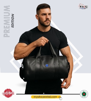 Picture of Gym Bag Small Size By My SHOPEE- Stay Organized And Stylish On The Go - With A Compact Gym Bag For Sports Enthusiasts - Black,