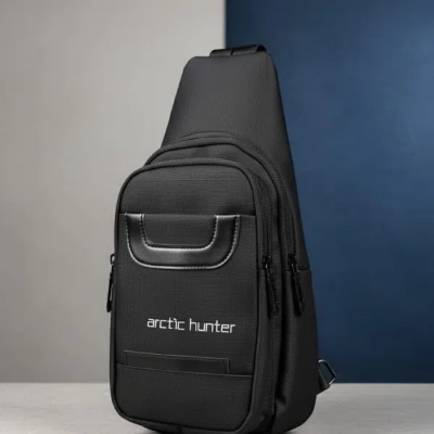 Picture of MY SHOPEE Sport Cross Body Bag for men Arctic Hunter Perfect Combination Crossbody bag - Black