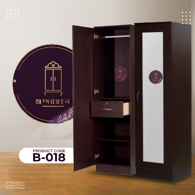 Picture of Andormahal single door MDF Almirah (ek palla) - 6ft by 16inch by 16inch