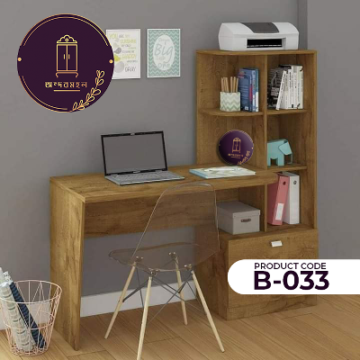 Picture of Andormahal MDF Reading Table/laptop table with big book shelf - 3.5ft by 4.5ft by 16inch