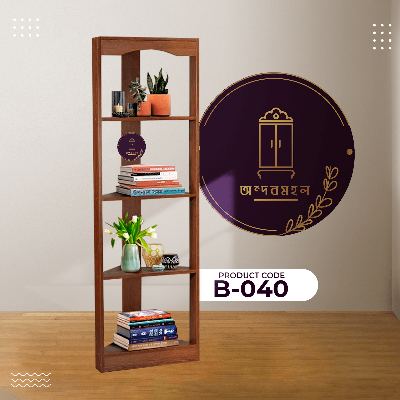 Picture of Andormahal Corner Cabinet and Book shelf made of (MDF) 5ft by 1ft by 1ft