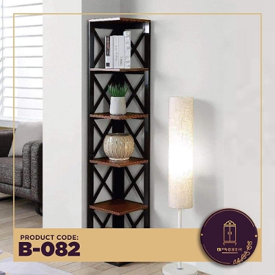 Picture of Andormahal Corner Cabinet and Book shelf made of (MDF) - 5ft by 1ft by 1ft