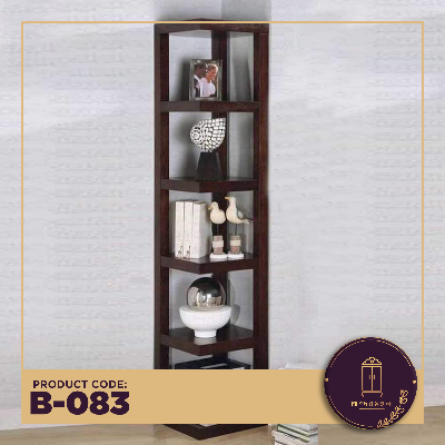 Picture of Andormahal Corner Cabinet and Book shelf made of (MDF) - 5ft by 1ft by 1ft