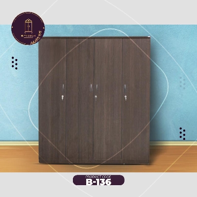 Picture of Andormahal Classic (MDF) 4 part Large Almirah - 6ft by 5ft by 16inch