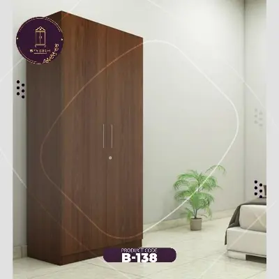 Picture of Andormahal MDF 2 doors Classic Almirah B138 6feet by 3feet by 16 inches