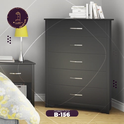 Picture of Andormahal Classic Wardrobe with Five Drawers made of MDF 5feet by 2.5feet by 16 inch