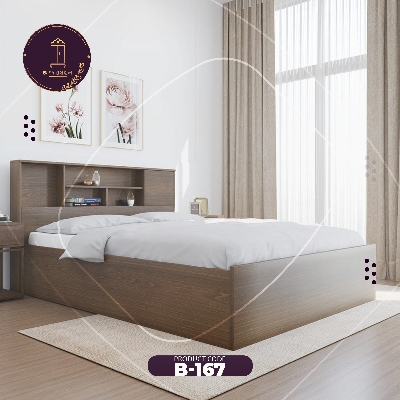 Picture of Andormahal (MDF) Stylish khat/bed single size - 4ft by 7ft by 1ft