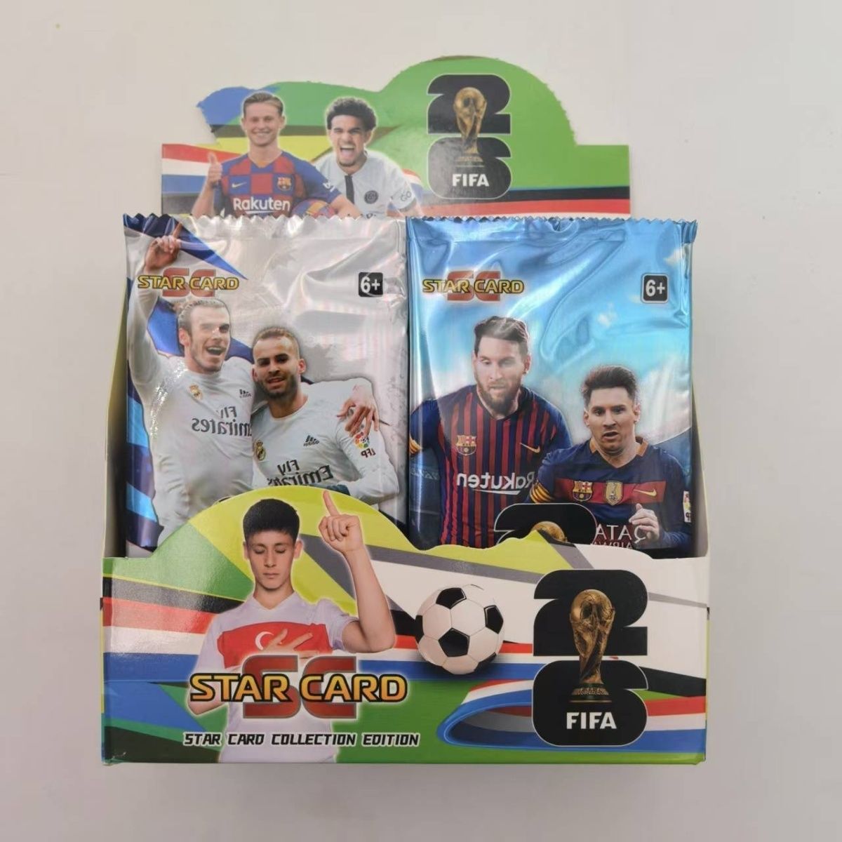 Picture of Football Star Card Game TCG - Fifa Stars Trading Card Game 1 Pack 8 Cards