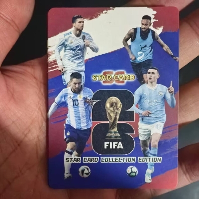 Picture of Football Star Card Game TCG - Fifa Stars Trading Card Game 32 Cards in 4 Packs
