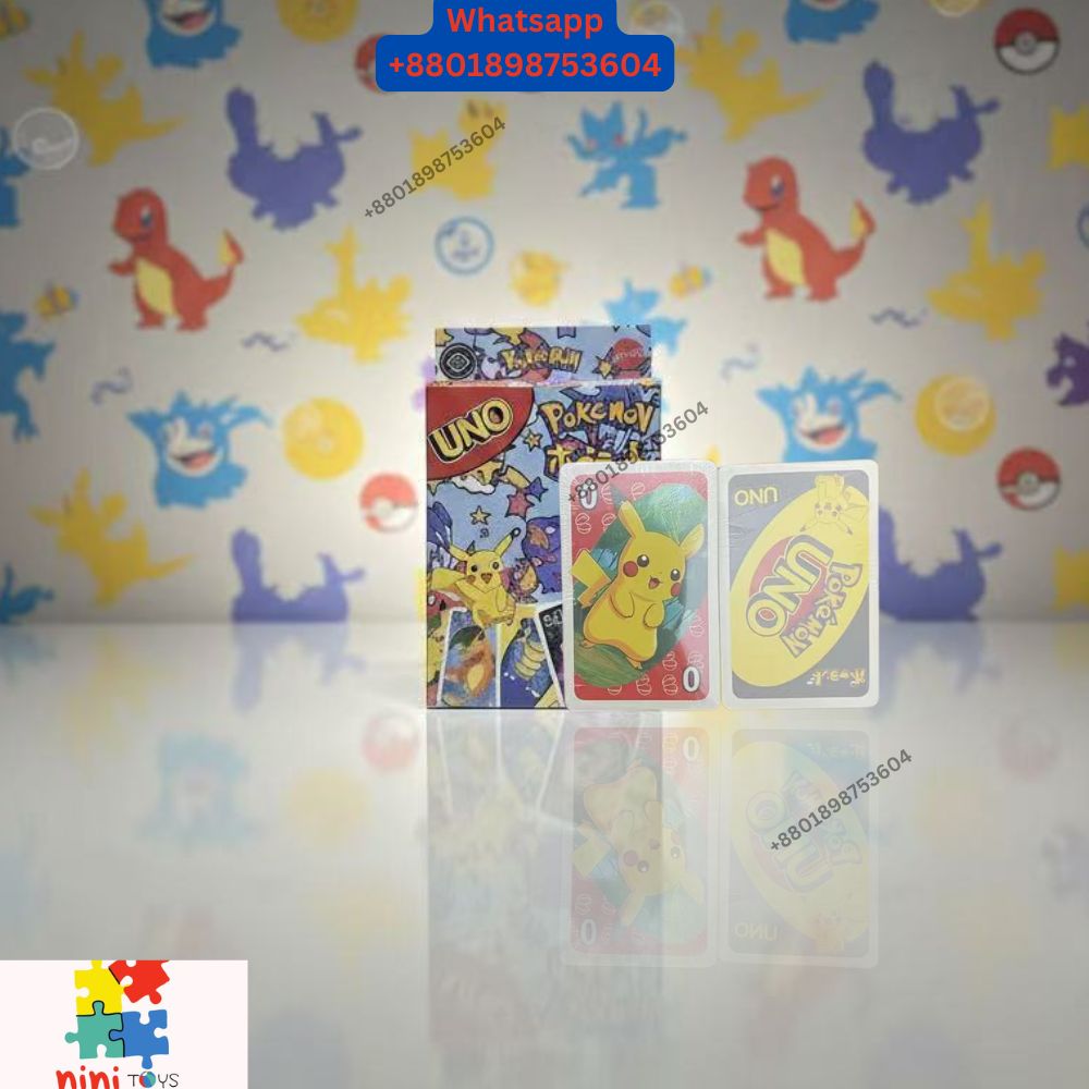 Picture of Mattel Uno Pokemon Card Game For Friends & Family - 110 Cards Imported Version