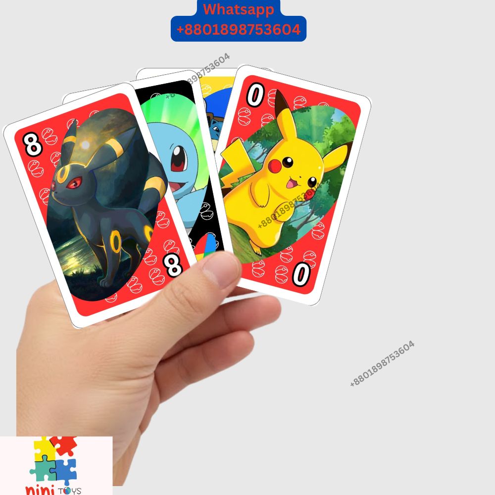 Picture of Mattel Uno Pokemon Card Game For Friends & Family - 110 Cards Imported Version
