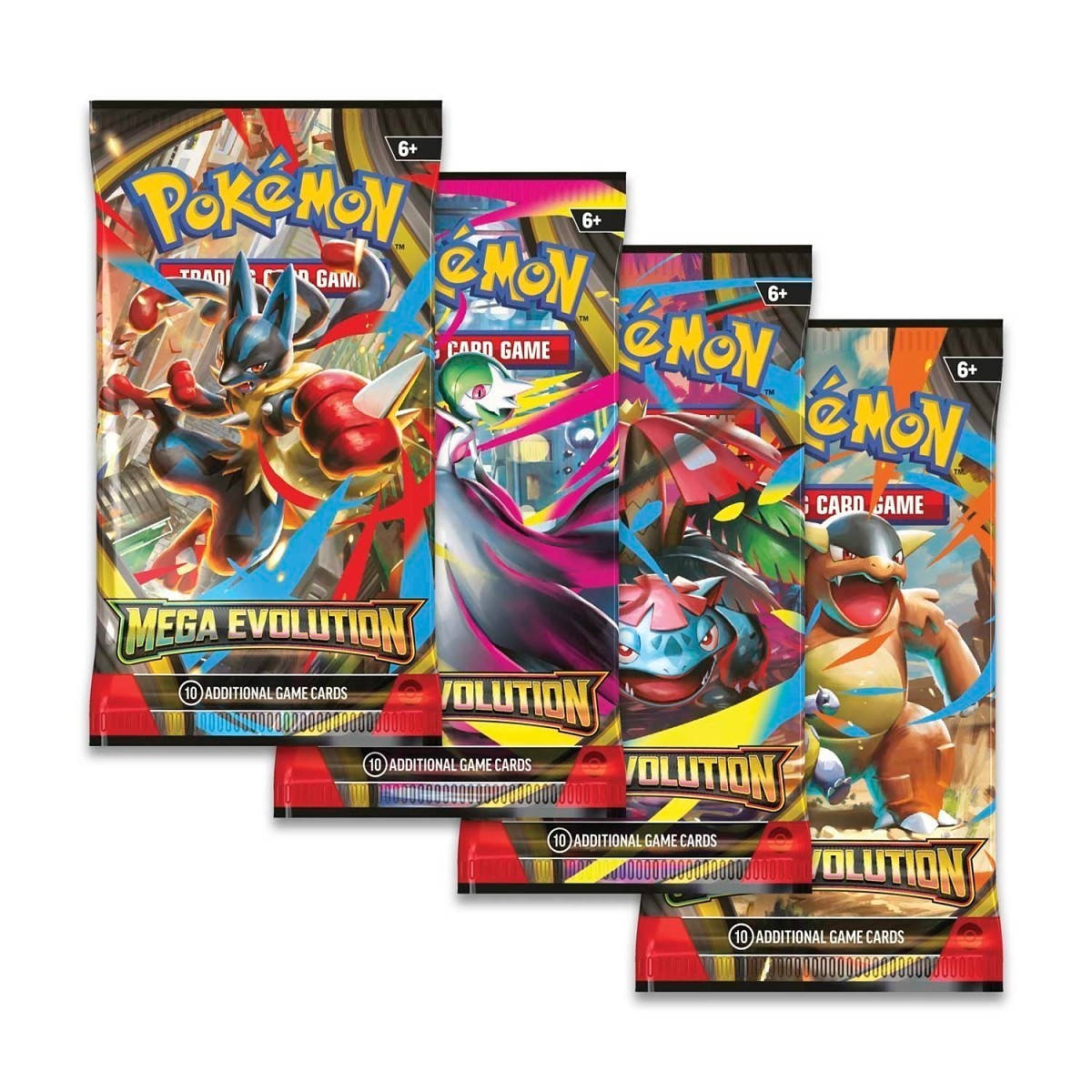 Picture of Pokemon TCG Mega Evolution 36 Cards in 4 Packs Mastercopy - Scarlet & Violet Set Booster Pack Bundle