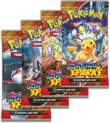 Picture of Pokemon TCG Trading Card Game Surging Sparks Mastercopy - 8 Cards in 1 Pack