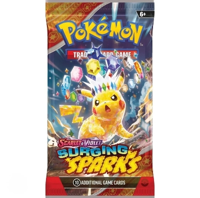 Picture of Pokemon TCG Trading Card Game Surging Sparks Mastercopy - 8 Cards in 1 Pack