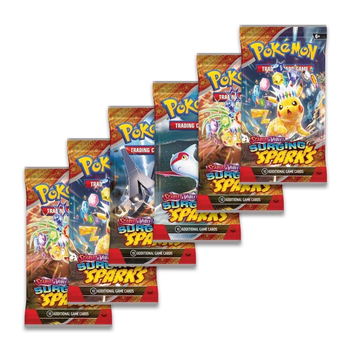 Picture of Pokemon TCG Trading Card Game Surging Sparks Mastercopy - 8 Cards in 1 Pack