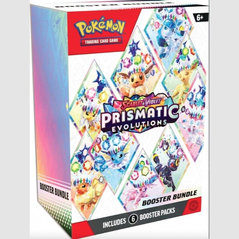Picture of Pokemon TCG Prismatic Evolutions 10 Cards in 1 Pack Mastercopy - Scarlet & Violet Set Booster Pack Bundle