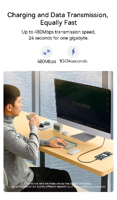 Picture of Baseus PD 20W USB C Fast Charging Cable for iPhone 14 13 12 11 Pro Max USB C Data Sync iPhone Cable