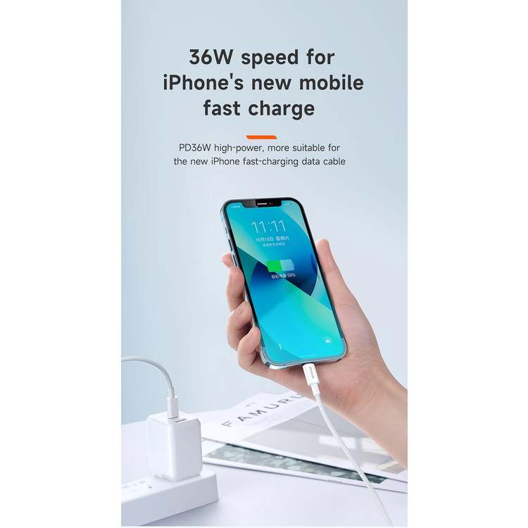 Picture of Mcdodo CA-729 Type C to Lightning Charging Cable PD Series 1.2m For iPhone 14 13 12 Promax 11promax XS