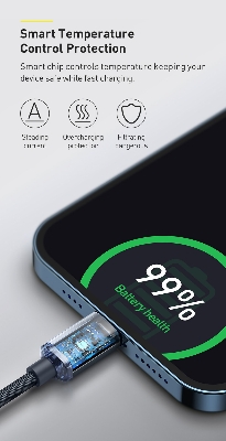 Picture of Baseus PD 20W USB C Cable For iPhone 13 12 11 Pro XS Max XR Mini Fast Charging Charger Type C Cable For iPad USBC Data Wire Cord