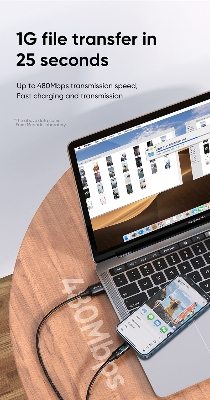 Picture of MCDODO CA-1060 Lightning 1.2M Digital Display Fast Charging Data Cable Black