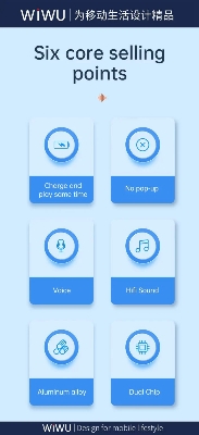 Picture of WiWU Lightning to Lightning & 3.5mm Audio Converter