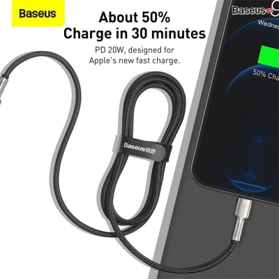 Picture of Baseus Cafule Series Metal Data Cable Type-C to iP PD 20W-1m For 11/12/13 se