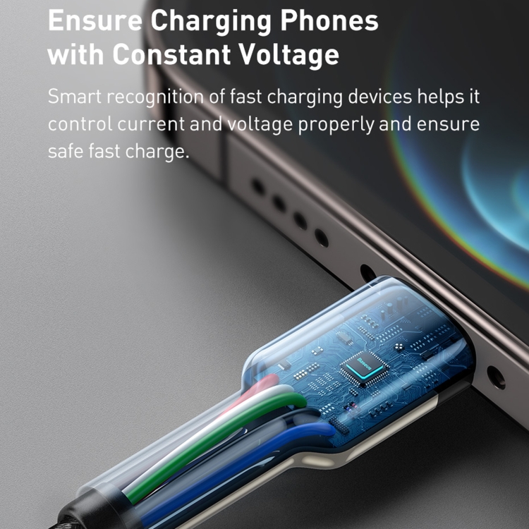 Picture of Baseus Cafule Series Metal Data Cable Type-C to iP PD 20W-1m For 11/12/13 se