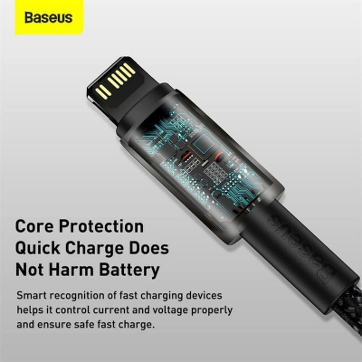 Picture of Baseus type C to Lighting Cable-20W 1M for iphone 11 12 13 SE - Cable Protector