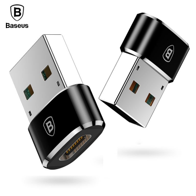 Picture of Baseus 3A Mini Type-C Female to USB Male Adapter Converter